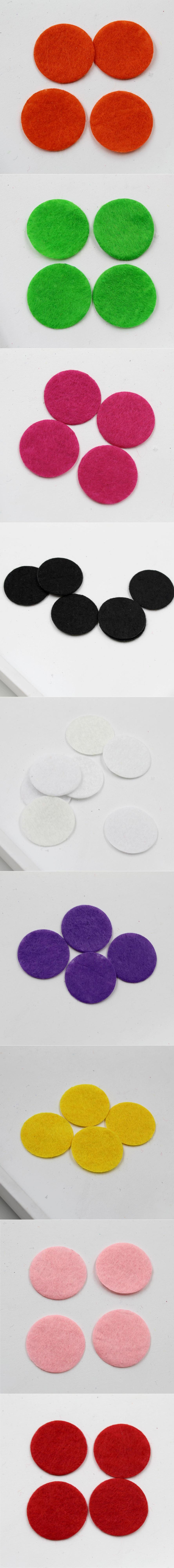 跨境货源纺织布圆片花类头饰底片毛毡垫片幼儿园早教diy贴片配件详情1