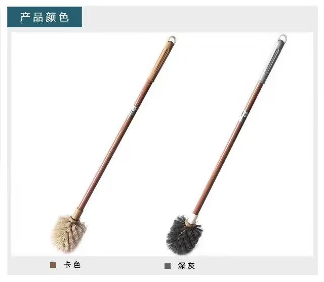 佳一1286超长杆卫生刷大号洁厕刷塑柄加粗圆头马桶刷加长柄厕所刷详情2