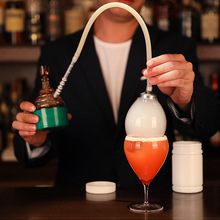 Spanish molecular gastronomy, cocktails, smoked bubble guns, creative dishes, aromatherapy, atomized bubble guns pic 3