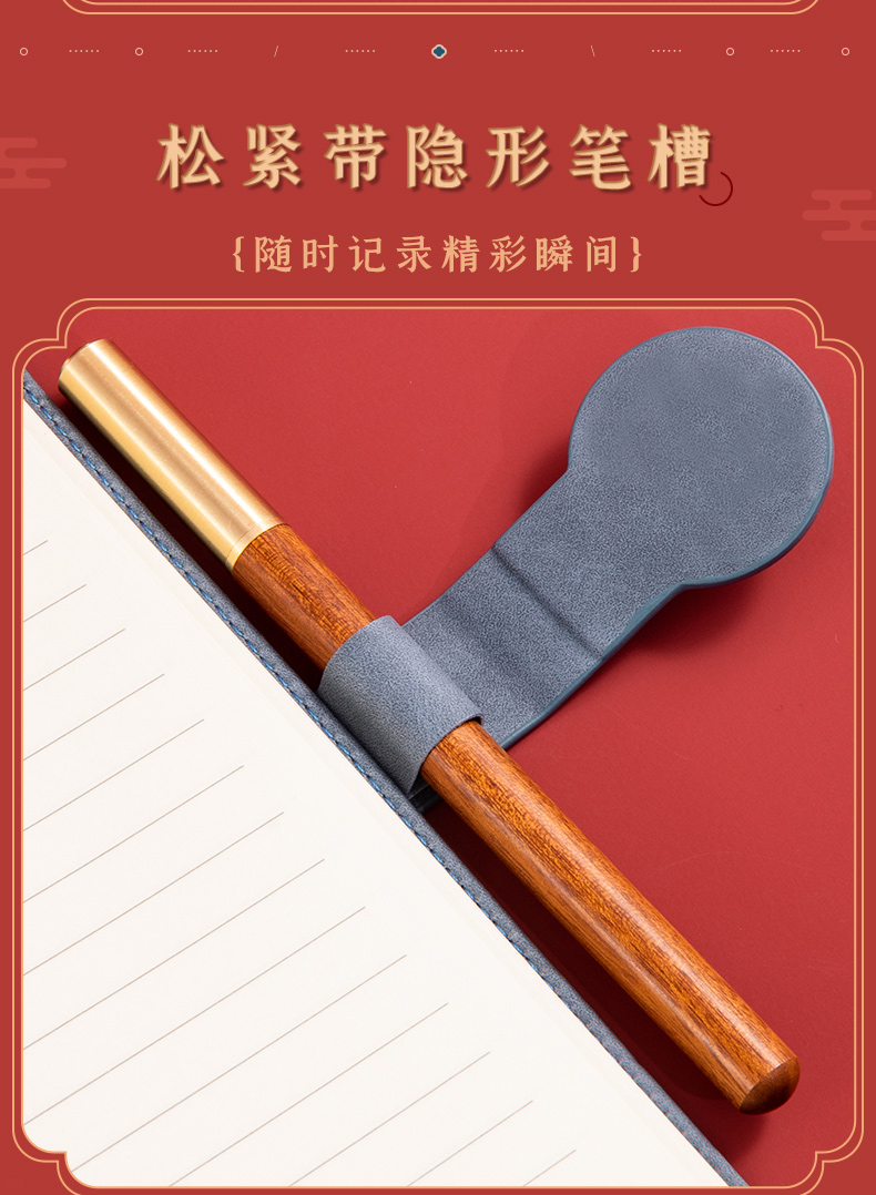 China moda vintage wenchuang soft cover notepad regala un regalo caja de regalo set diario A5 notebook puede ser añadido pic 21