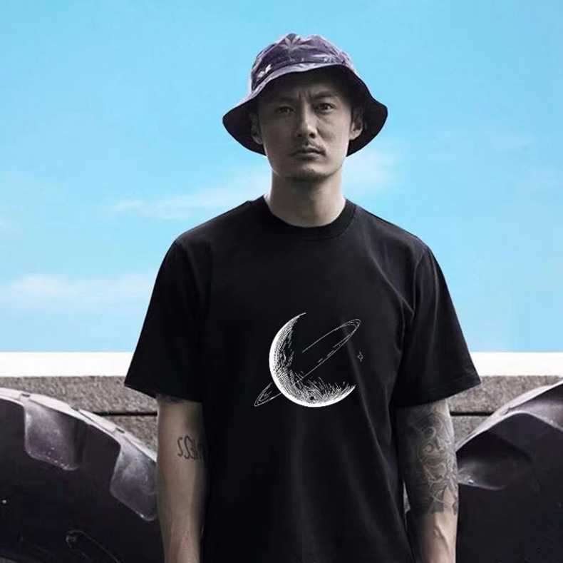 新款夏季男士短袖t恤男学生棉T恤夏装圆领半袖青年打底衫ins潮牌详情19