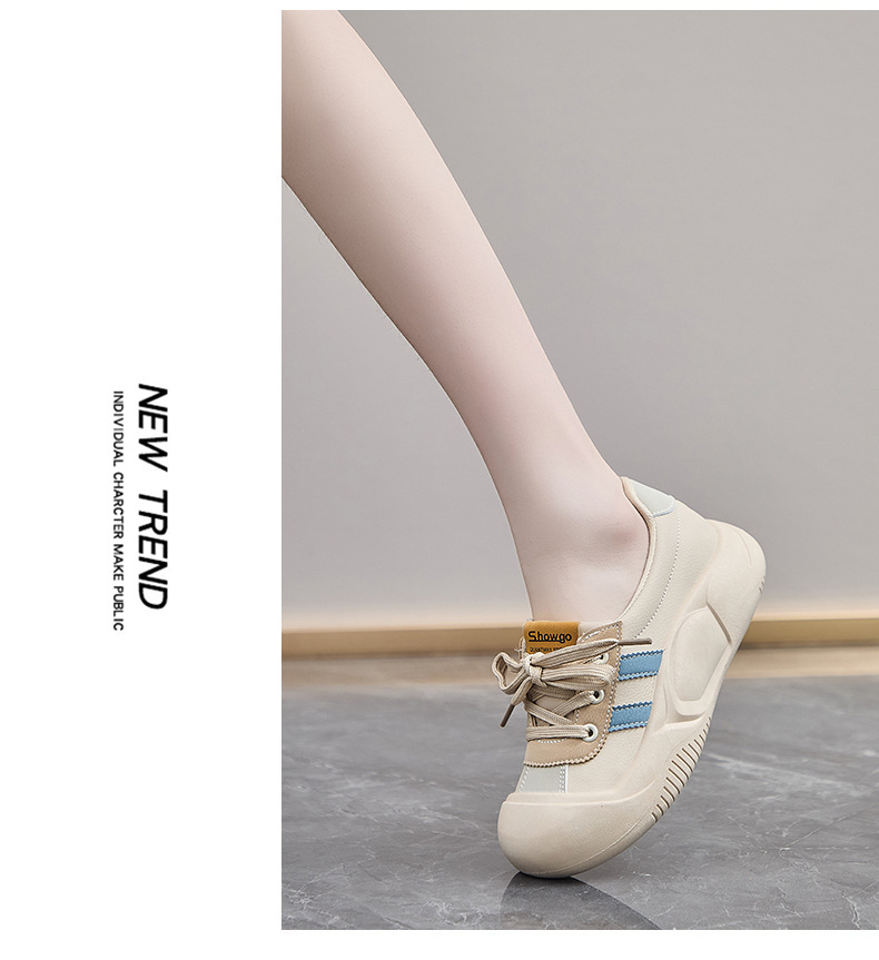 2024秋季小白鞋新款韩版ins女学生增高厚底运动板鞋休闲鞋KT2682详情25