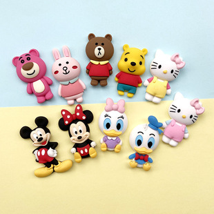 Pastoral style doughnuts, sweet and creative diy accessories, resin parts, homemade cream glue phone case materials wholesale pic 16