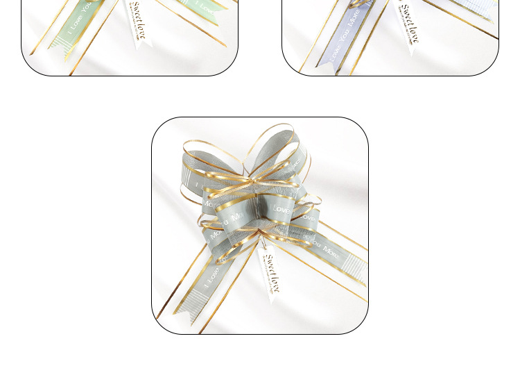 跨境亚马逊缎带告白雪纱蝴蝶结手拉鲜花礼品包装字母拉花详情9