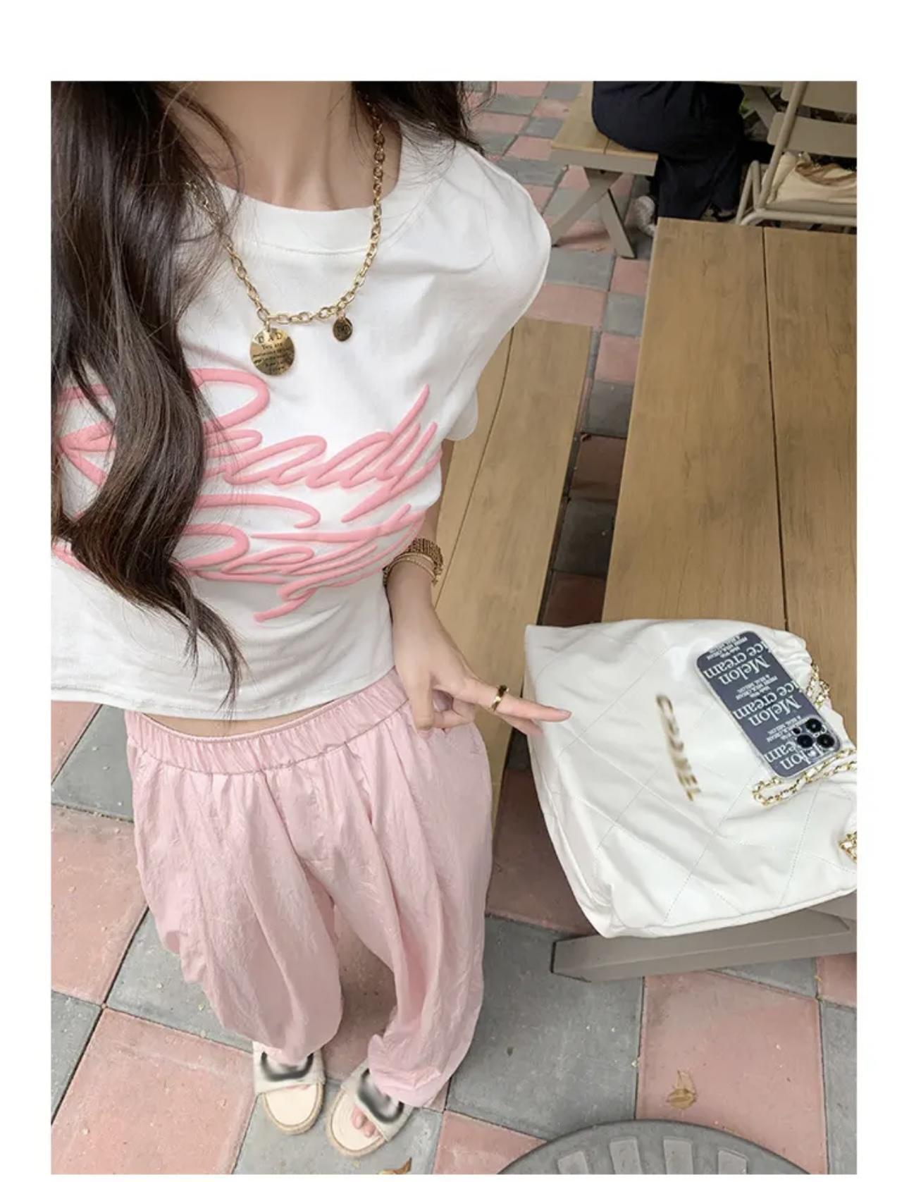 高级感白色奶芙裤醋酸山本裤女春夏奶油日系慵懒休闲阔腿裤拖地裤详情32