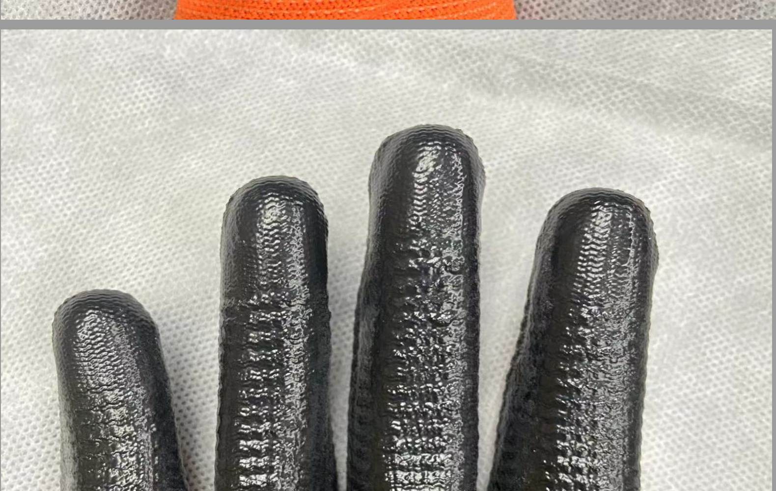 十三针波浪纹丁晴手套 防滑耐磨挂胶斑马纹劳保防护手套详情10