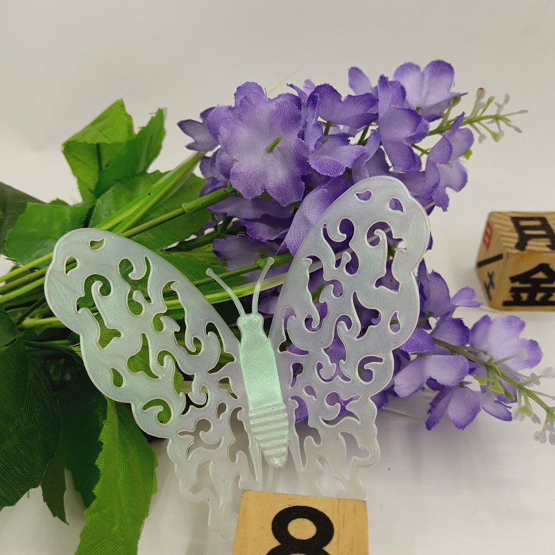 厂家直销3D立体镂空蝴蝶夜光蝴蝶炫彩蝴蝶渐变色蝴蝶详情8