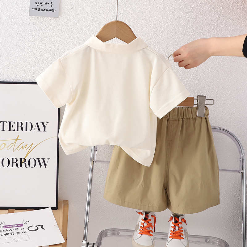 学院风女童jk裙套装学院风时髦洋气兄妹装套装女短袖裙子女孩套装详情4