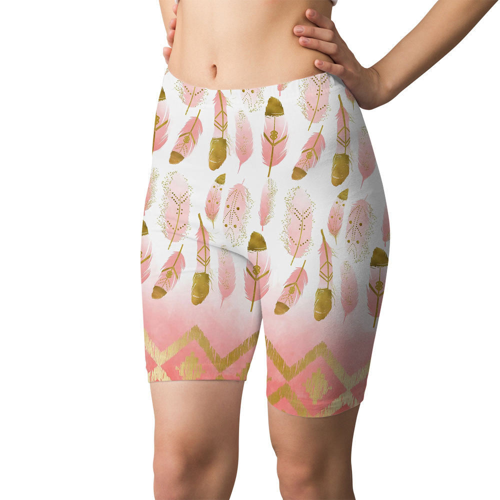 New 3D digital printed starry sky sports yoga capri shorts for cross-border Amazon from Europe and America. Please provide the printed image pic 43