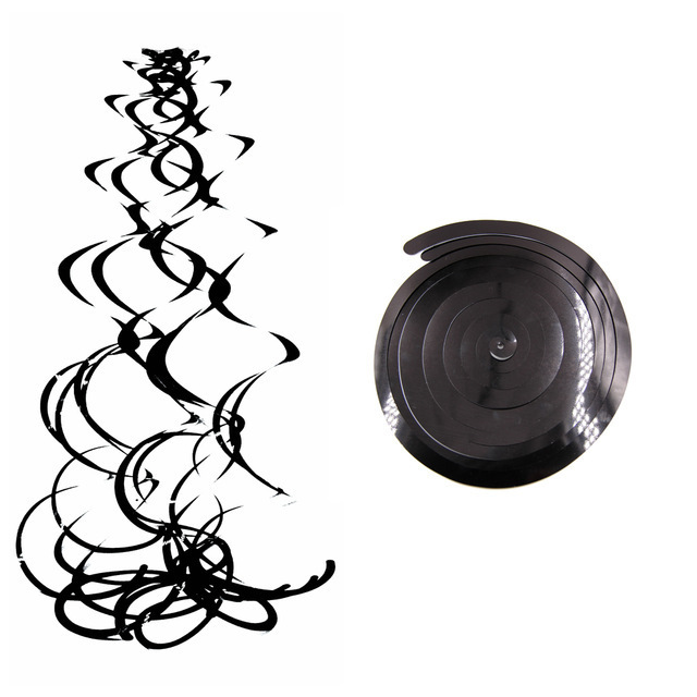 生日礼派装饰用品螺旋挂饰PVC吊饰漩涡拉花节日婚对现场布置挂件详情16