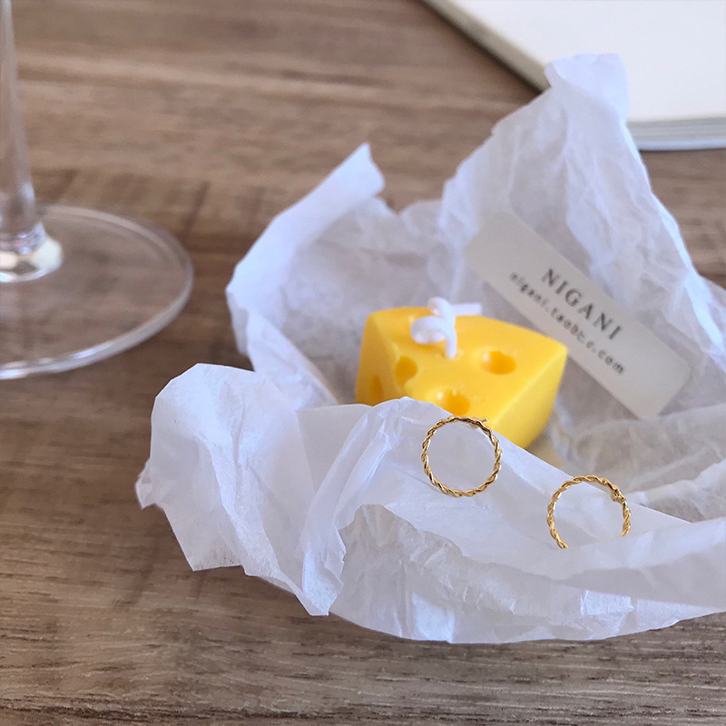 925银针复古耳环几何金属耳钉小众气质高级感爆款百搭耳饰批发详情9