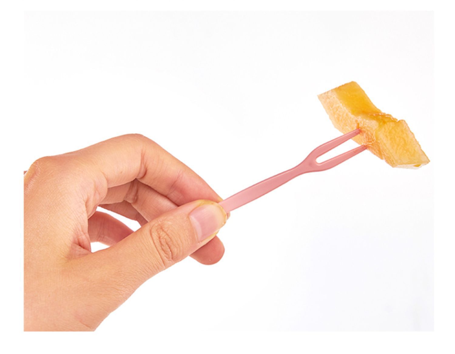 Fruit fork set, disposable plastic two-toothed, household fruit, cake, dessert fork, snack small fork pic 40