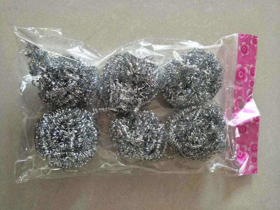 厨房 钢丝球 清洁球 清洁刷洗锅刷洗碗刷6个装 4个装 单个厂家详情10
