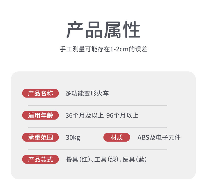 过家家小火车可坐人多功能带音乐儿童厨房玩具3到6岁男孩生日礼物详情13