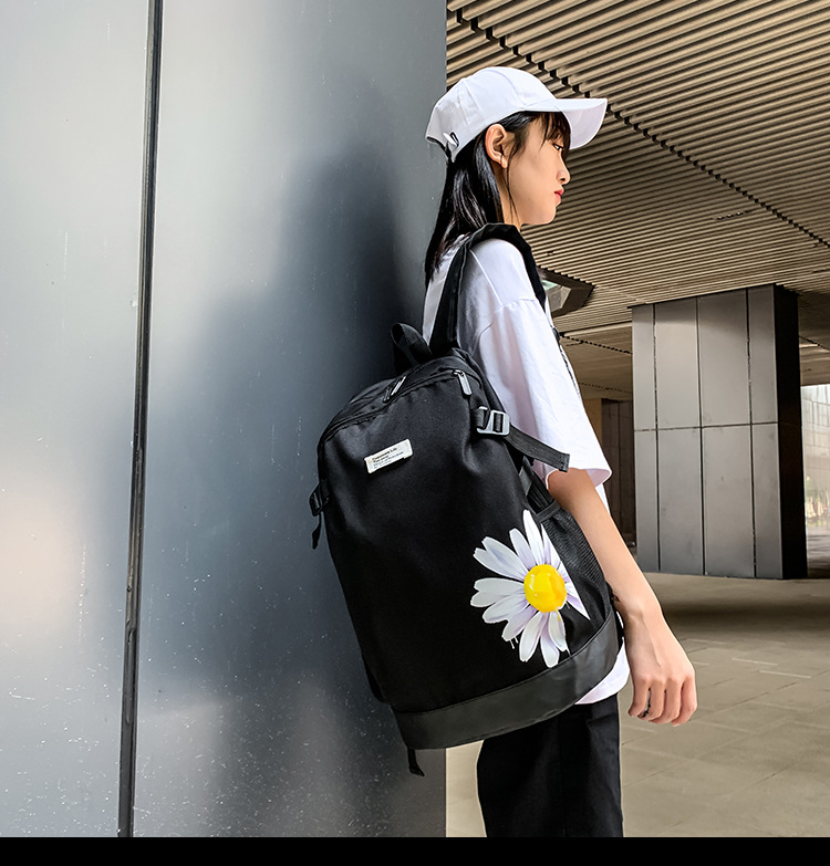 2021 Korean version fashionable couple style cartoon print cool backpack, large-capacity trendy schoolbag for junior and senior high school students pic 27