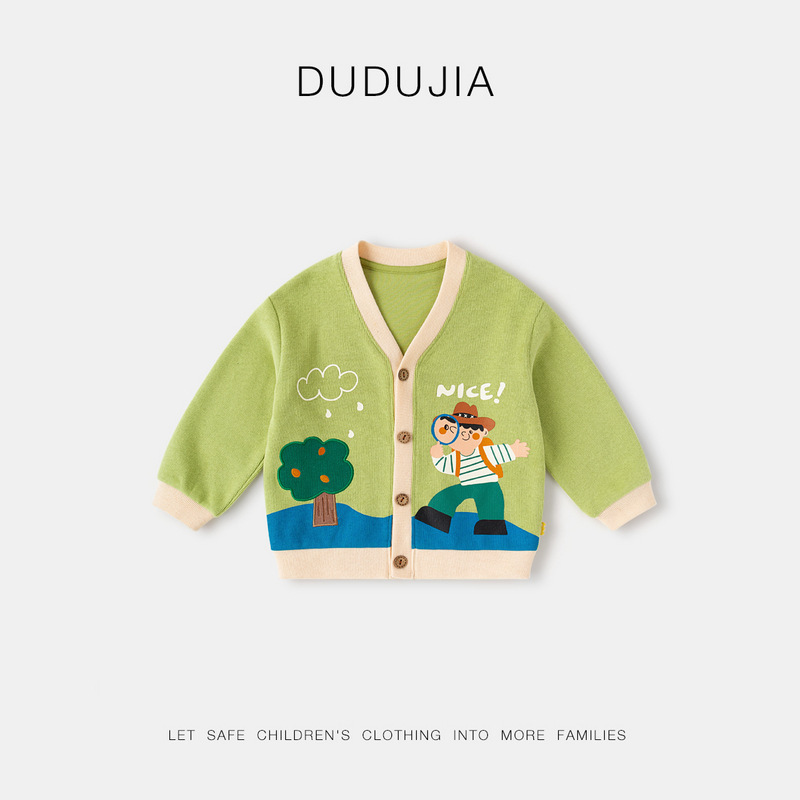 【春日出游穿搭】嘟嘟家男童长袖衬衫春装女童衬衣春季宝宝衣服潮详情30