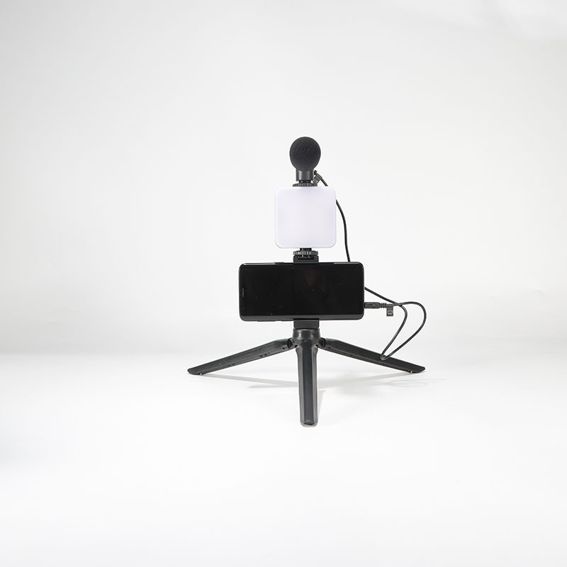 Mini square lamp mobile phone tripod set pic 4