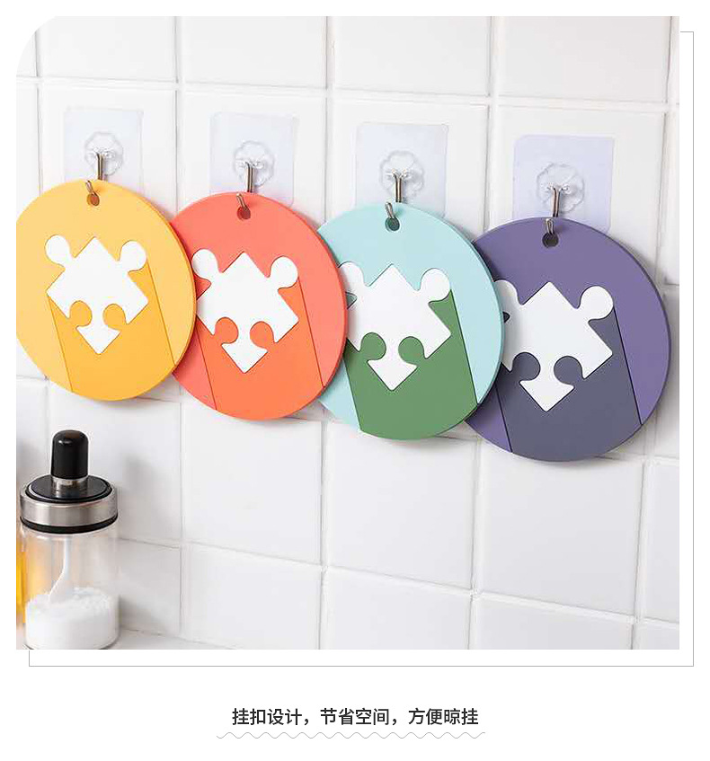 Customized PVC soft rubber anti-slip coasters, personalized and fashionable soft rubber table heat insulation pads and pot pads pic 13