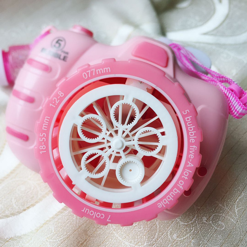 Little Ant Electric five-hole bubble-blowing Camera, a fully automatic camera with light, music and a large bubble gun pic 7