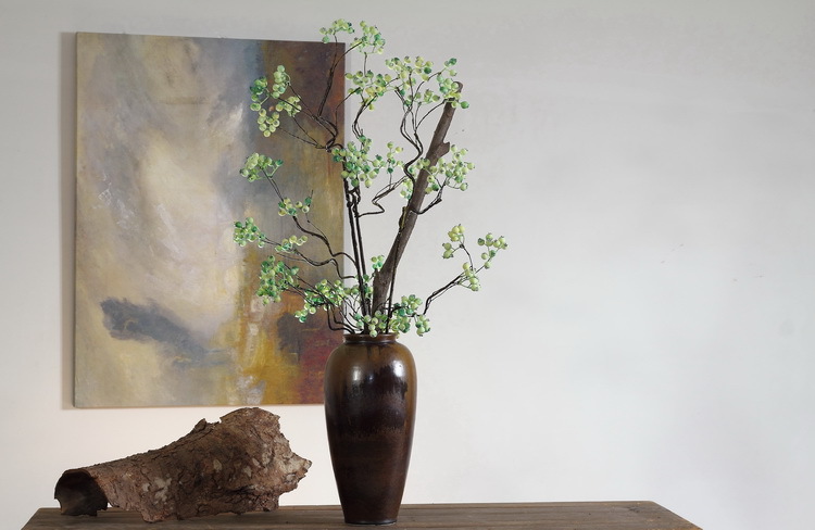 Dongli offers wholesale of grayish-white artificial berries with one-piece consignment, Chinese Zen-inspired ceramic vases for decoration and display, artificial flowers, wild fruits, and horse mulberry fruits pic 12