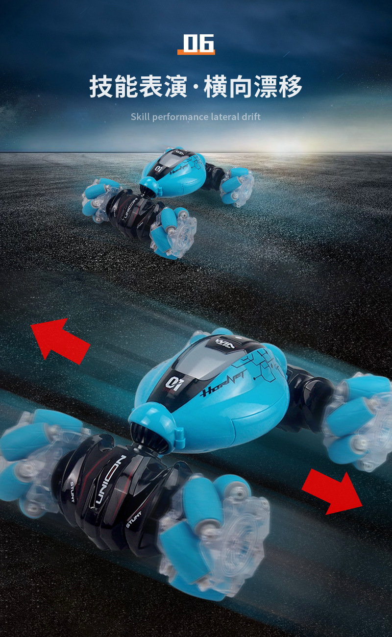 特技遥控充电2.4G开车门跑车男孩汽车模招生礼品儿童玩具批发详情20