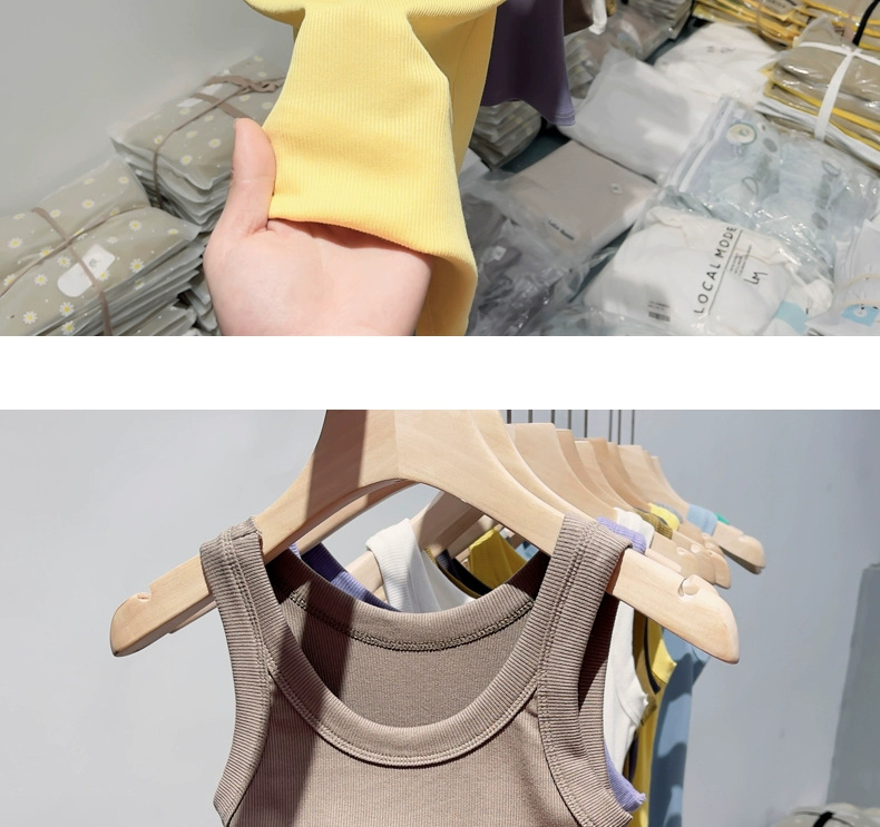 代发包邮抖音爆吊带女士背心女内搭2023年春夏季新款修身打底衫女详情22