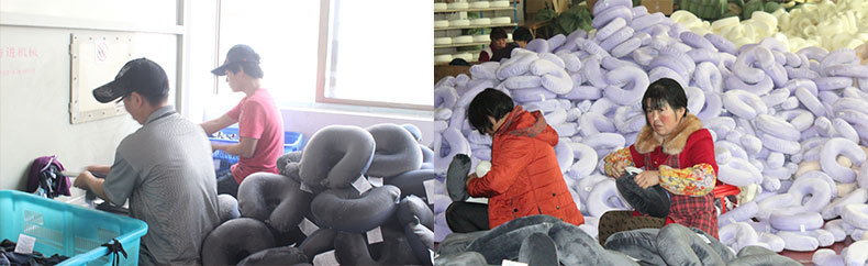 Foam particle solid-color U-shaped pillow, airplane travel pillow, solid-color U-shaped neck pillow, single-color nap neck pillow customization pic 12