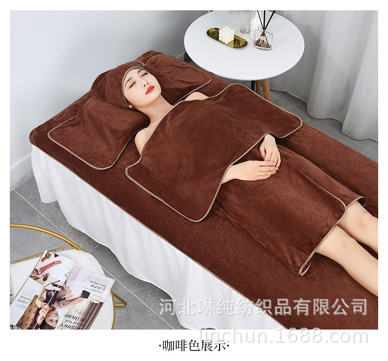 Beauty salon-specific towels with logo, beauty salon towels, bed towels, bath towels, bath skirts, fine fibers, soft and absorbent pic 47
