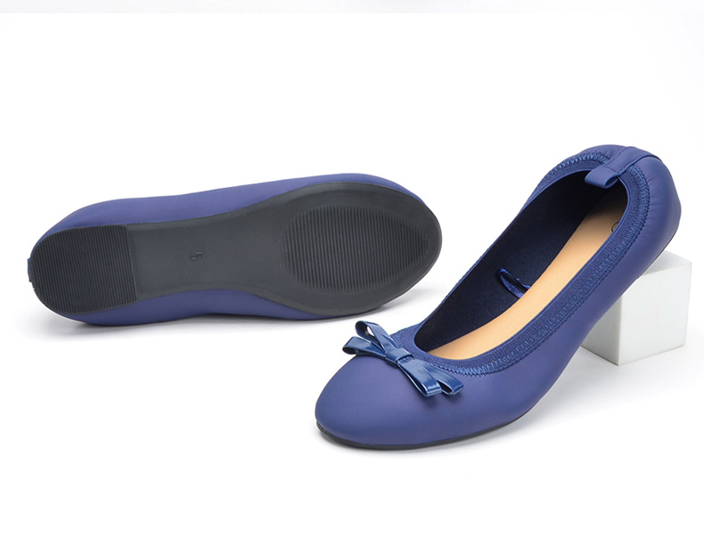 外贸跨境牛巴蛋卷鞋女2023新款圆头软底弯弯鞋women flat shoes详情24
