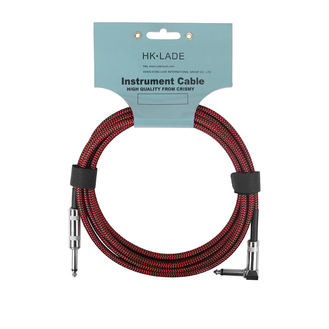 LADE编织连接线民谣电箱贝斯电吉他连接线降噪线6.35mm音频连接线详情8