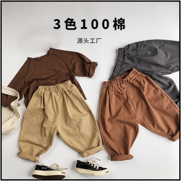 (焦糖布蕾)儿童休闲套头连帽卫衣秋季婴幼儿男童女童宽松韩版卫衣详情9