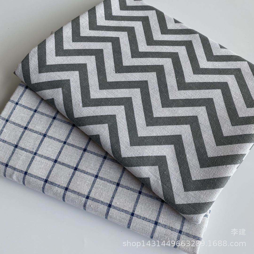 Jianxiang Textile Factory supplies linen printed Nordic-style tablecloths, cushions, aprons and storage bags, which can be made into PE film pic 60