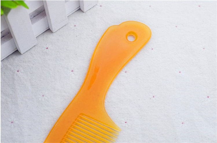 Anti-static thickened, unbreakable ox tendon comb, ox horn comb, beauty and hair care comb, anti-hair loss massage comb pic 6