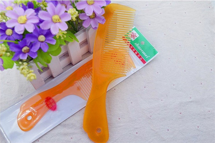 Anti-static thickened, unbreakable ox tendon comb, ox horn comb, beauty and hair care comb, anti-hair loss massage comb pic 4