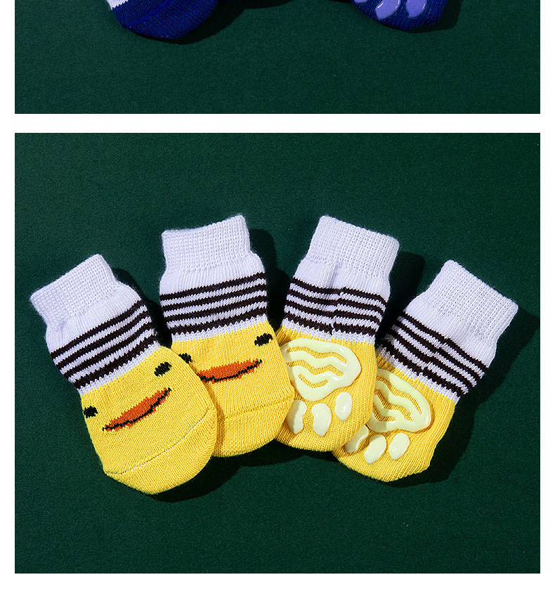 Calcetines para mascotas calientes lindos divertidos moe favorite pies de alta calidad antideslizante inferior transpirable cómodo pet calcetines para perros pic 14