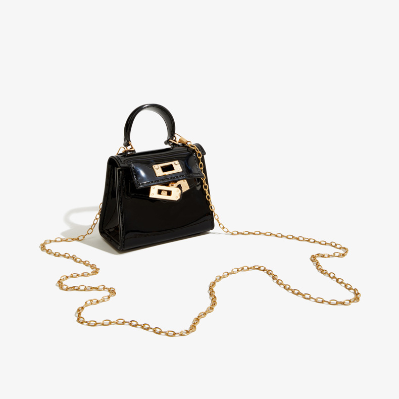 糖果小包小方块PVC芭比果冻包时尚百搭晚宴包耐脏易洗女手提包链条斜挎包详情30