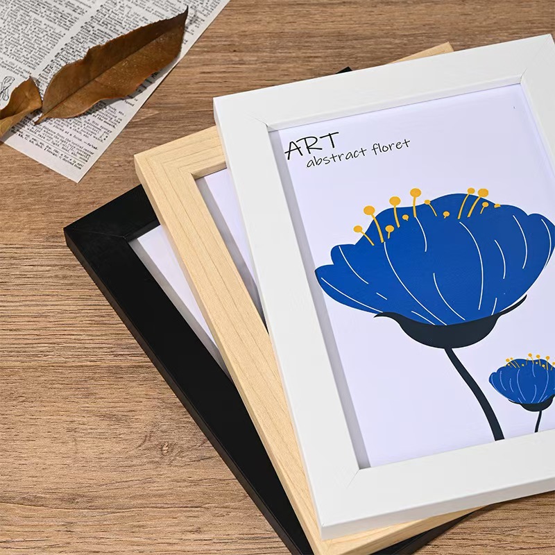 Wholesale of photo frames, wooden display stands, photo walls, 5-inch, 6-inch, 7-inch, 8-inch, 10-inch a4 creative and simple picture frames, handcrafted pendants pic 14