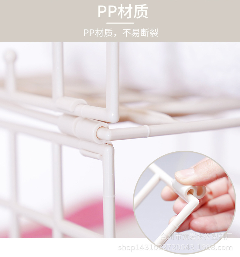 悬挂式储物收纳挂架衣服整理储物架百货衣柜折叠衣架宿舍收纳挂袋详情13