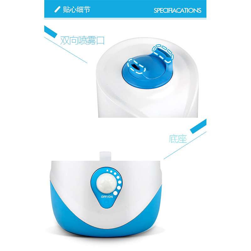 Summer electrical appliance promotion gifts: Mimi Bear Ultrasonic humidifier manufacturer wholesale, spray humidification, seven-color night light pic 13