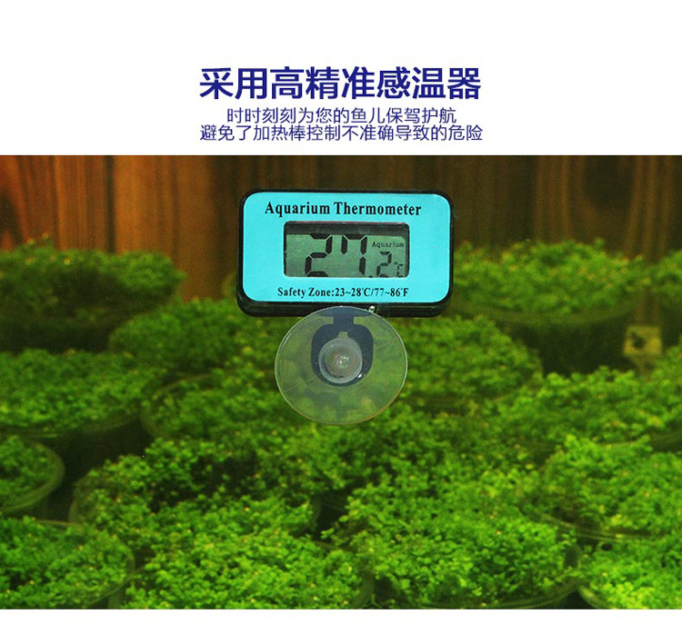 Fish tank water temperature gauge, aquarium electronic thermometer, suction cup, high-precision digital display water temperature gauge manufacturer wholesale pic 9