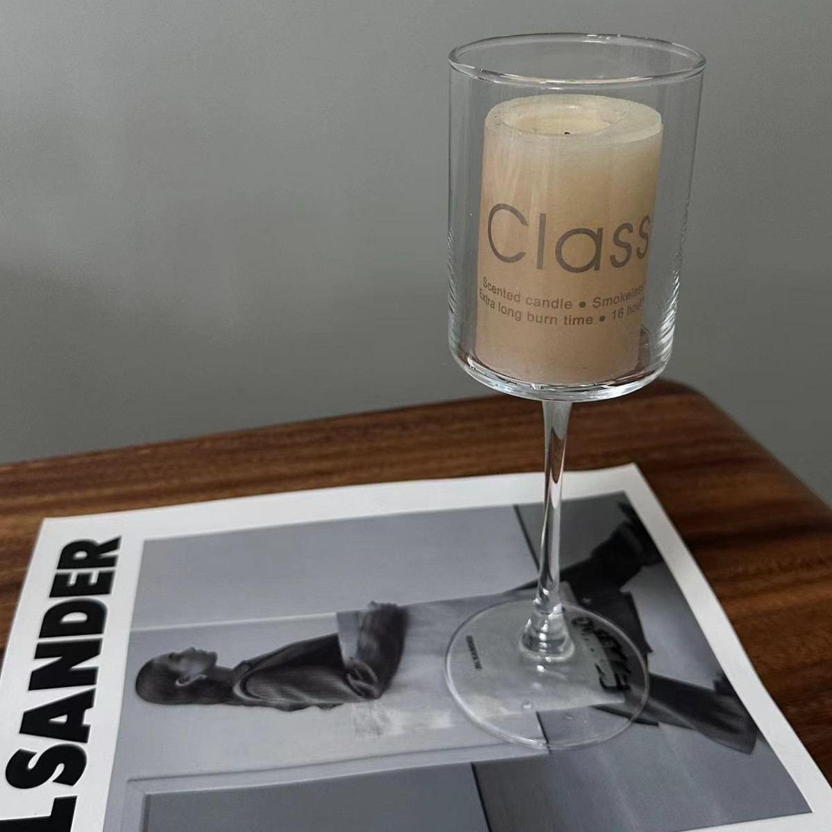 Glass candlesticks, European romantic candlelight dinner, tall candlesticks, wedding, birthday, hotel restaurant, water floating candle cups pic 4