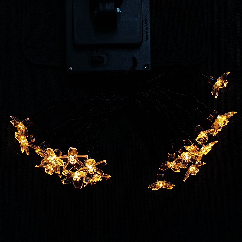 Solar light strings, flashing light strips, landscape lights, seven-color outdoor waterproof courtyard decorative lights, Easter pic 6