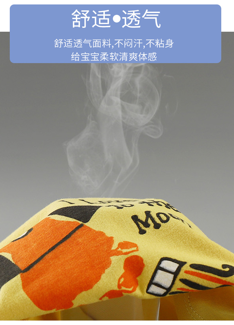 儿童短袖套装纯棉夏季新款宝宝短裤衣服男童夏装女童t恤童装批发详情7