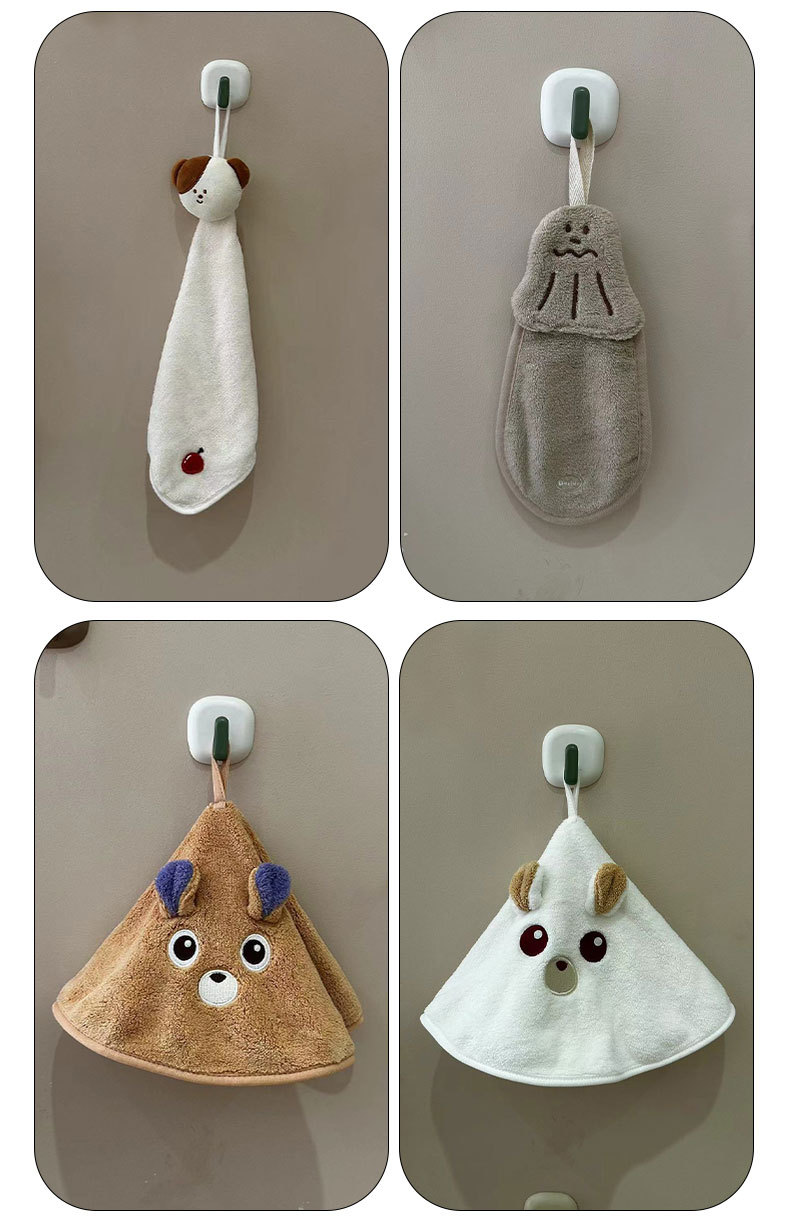 珊瑚绒雪尼尔擦手巾定制 定做擦手球订制家用吸水擦手毛巾擦手布详情14