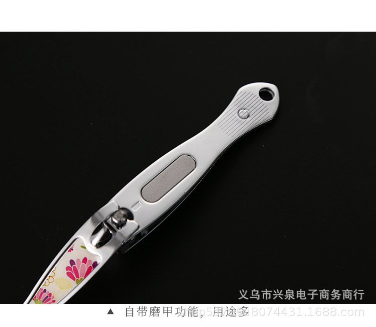 Stainless steel flat-mouthed nail clippers, nail pliers, nail knives, large nail knives, nail trimming scissors for adults, one yuan supply pic 9