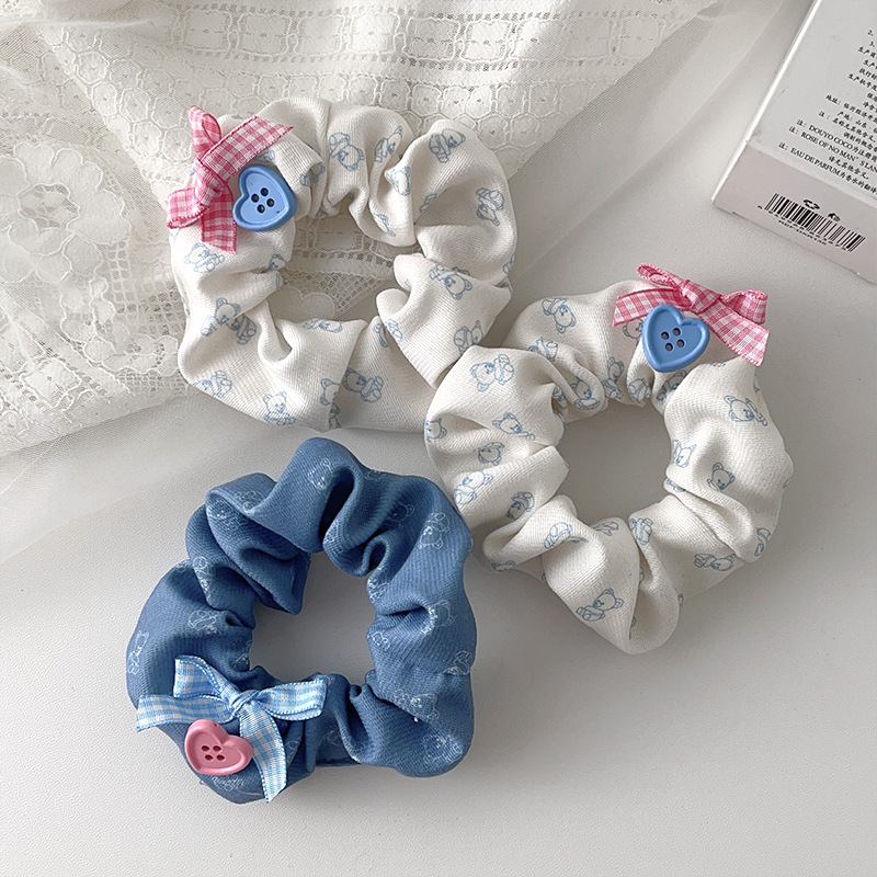 Spring and Summer hair band Collection: Cute trendy hair bands, feminine lace trim hair accessories, sweet and fresh large intestine hair bands pic 24