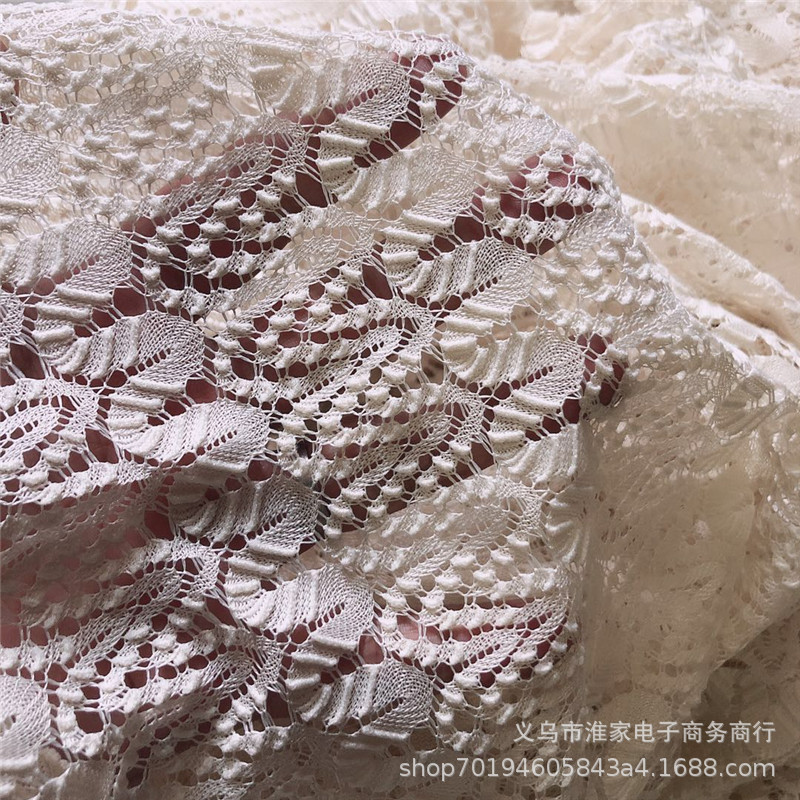 Factory direct sales of dragon flower lace fabric, W-patterned and curved-patterned fabric, dress and lace, knitted home textiles pic 12
