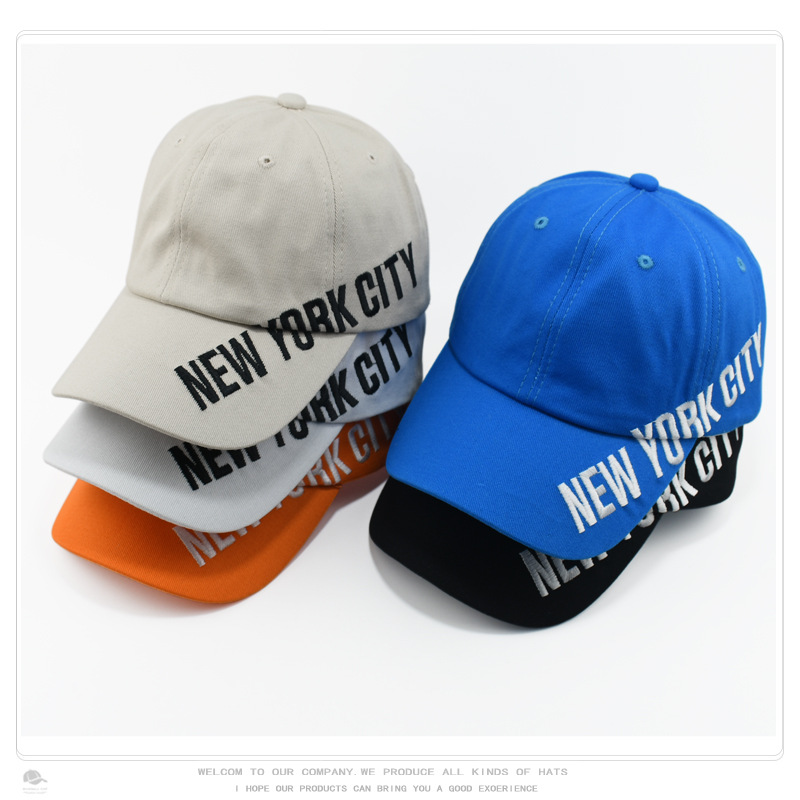 帽子女韩版字母刺绣棒球帽春夏时尚复古街头百搭潮遮阳防晒鸭舌帽详情3
