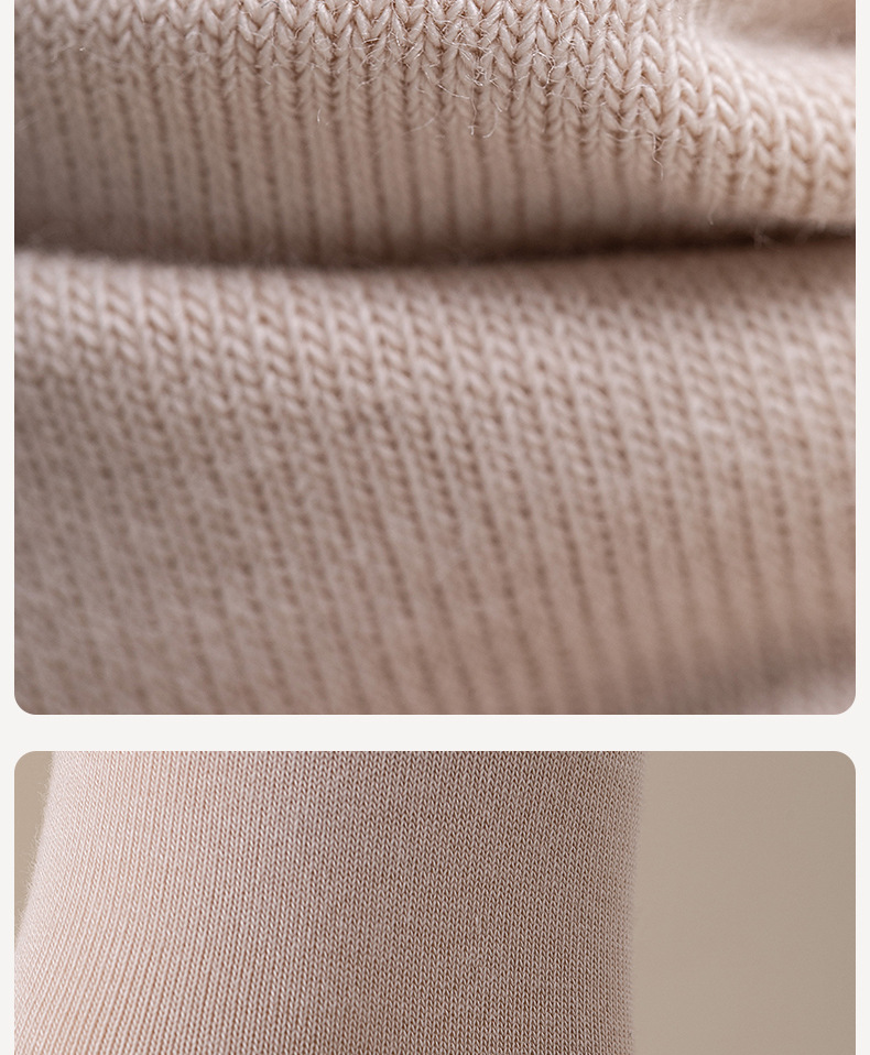 堆堆袜女士纯棉夏季薄款无骨抗菌卷边中筒新疆棉全棉春秋长袜批发详情25