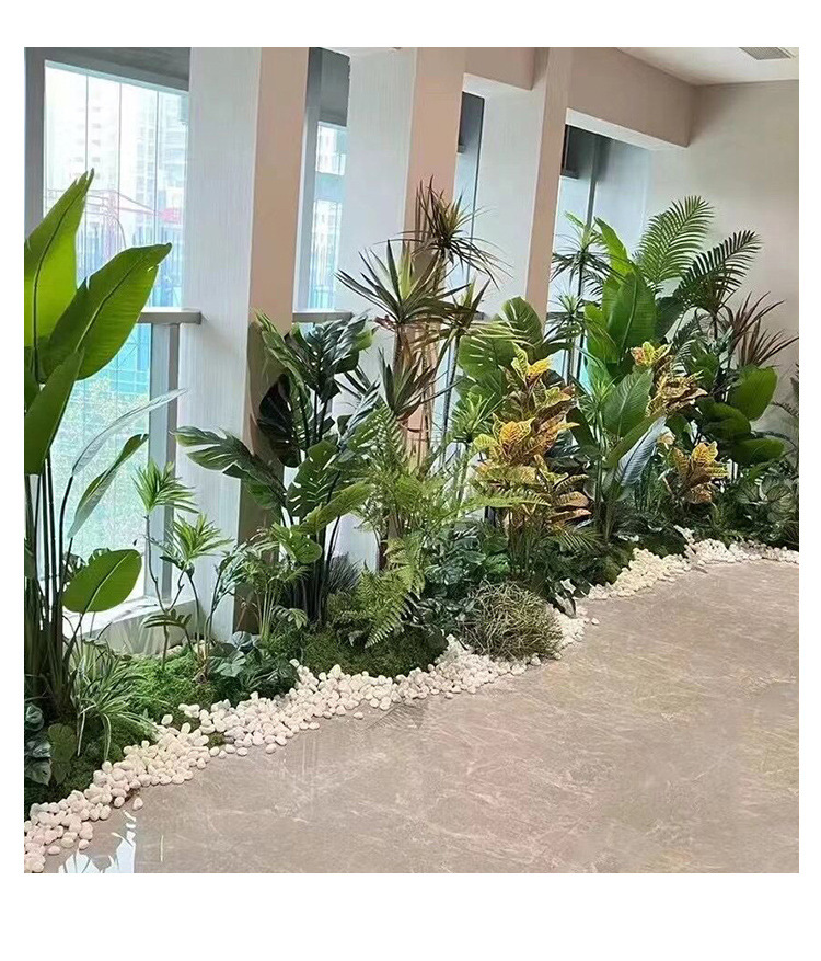 仿真树仿真植物绿植盆栽室内装饰造景旅人蕉天堂鸟假绿植盆景批发详情16